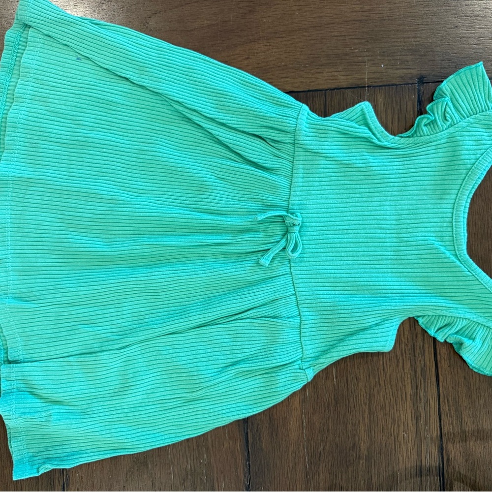 Cat & Jack Teal Ribbed Dress